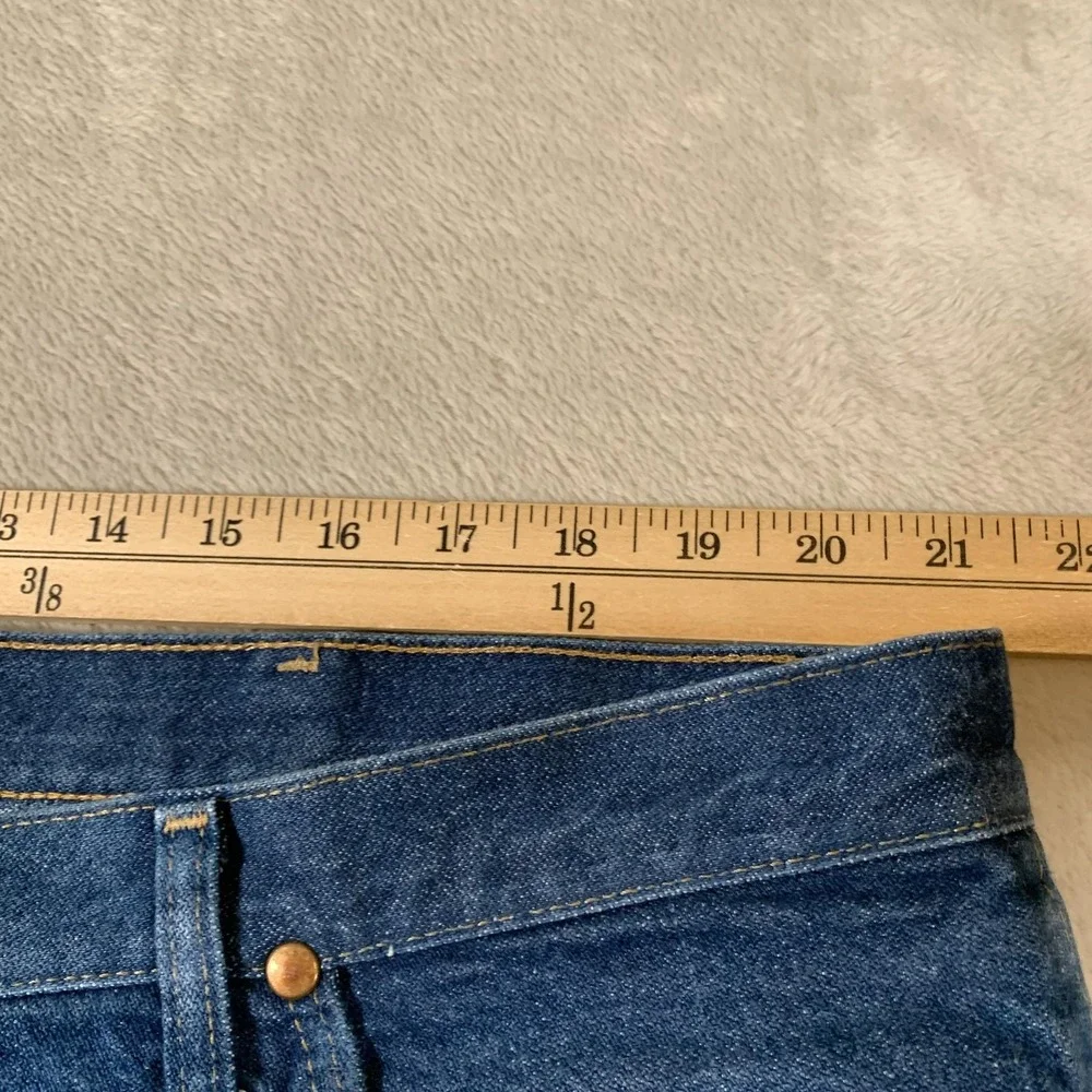 Wrangler Jeans Mens 42x34(42x31) Relaxed Blue Denim Classic Straight Leg‎ Pants